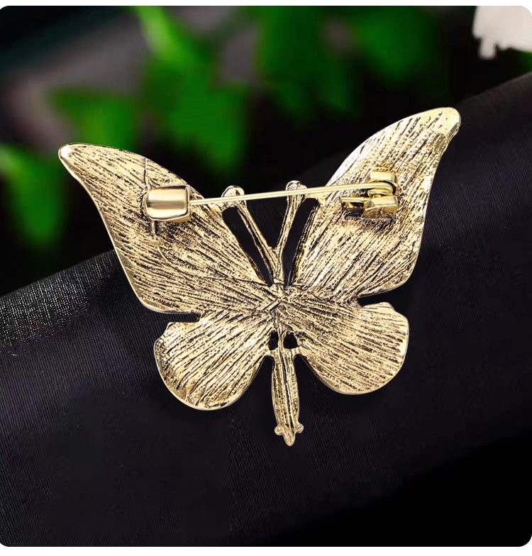 Butterfly Rhinestone Brooch PA4925