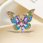 Butterfly Rhinestone Brooch PA4925
