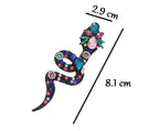 Snake Rhinestone Brooch PA4935