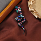 Snake Rhinestone Brooch PA4935