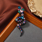 Snake Rhinestone Brooch PA4935