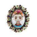 Random Frida Seed Bead Braided Pin PA4975 - view 8