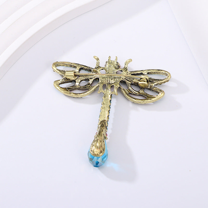Dragonfly Rhinestone Brooch PA4995