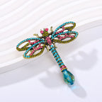 Dragonfly Rhinestone Brooch PA4995