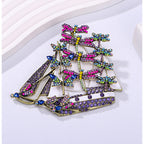 Dragonfly Sailboats Rhinestone Brooch PA4996