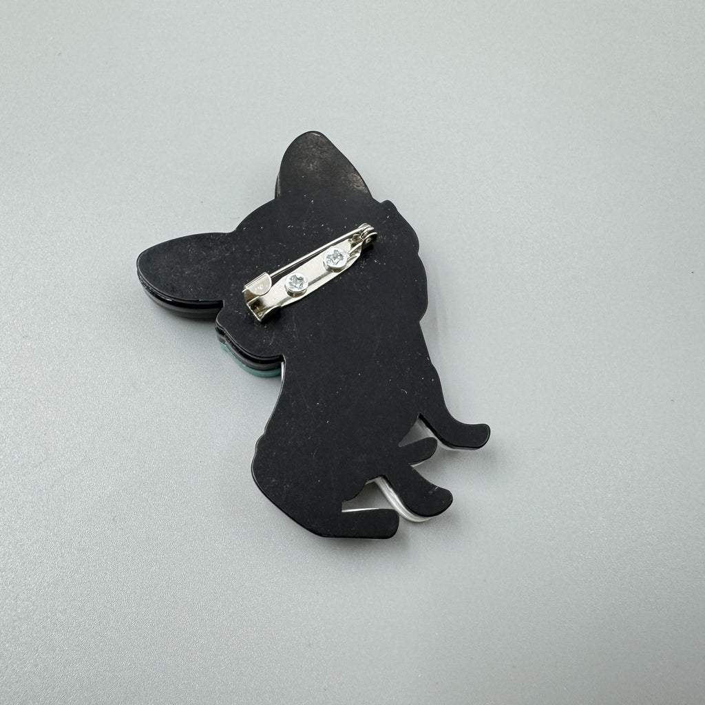Cute Dog Acrylic Brooch PA5019