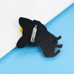 Cute Dog Acrylic Brooch PA5019