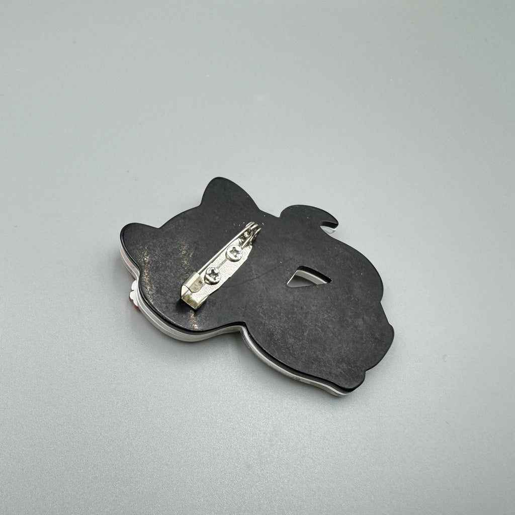 Cartoon Cat Acrylic Brooch PA5023