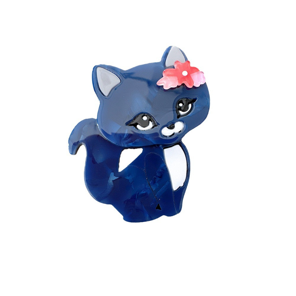 Cartoon Cat Acrylic Brooch PA5023