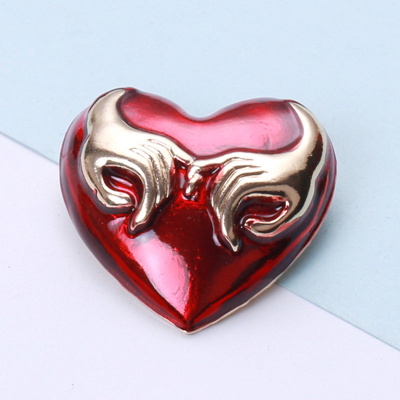 Heart-Shaped Brooch PA5083