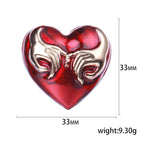 Heart-Shaped Brooch PA5083