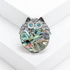 Mother Of Pearl Owl Brooch PA5087