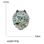 Mother Of Pearl Owl Brooch PA5087
