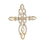 Cross Rhinestone  Brooch PA5088