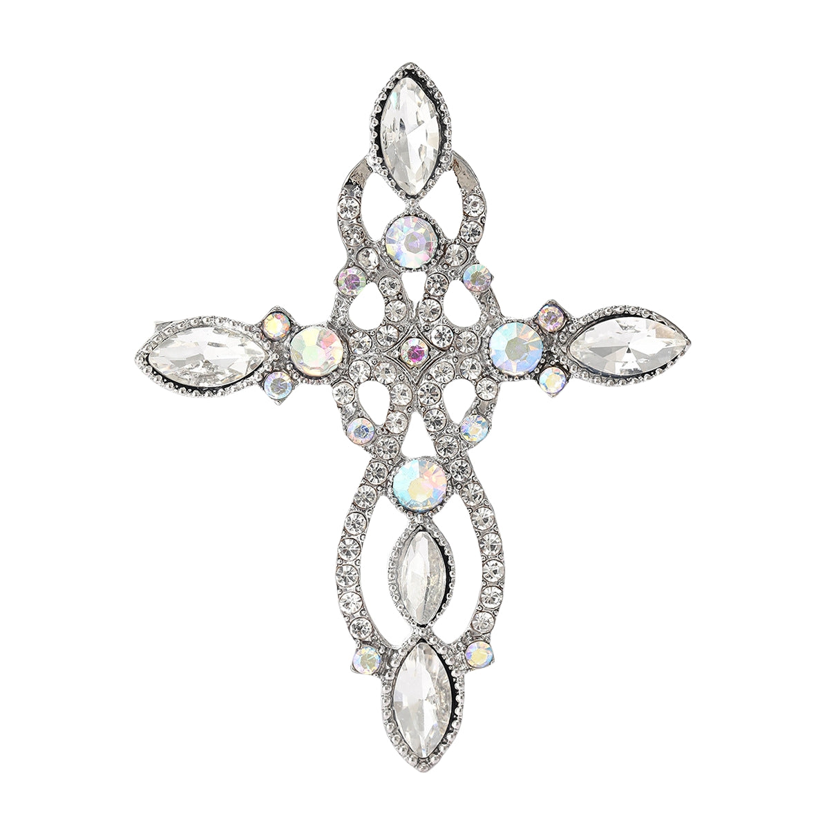 Cross Rhinestone  Brooch PA5088