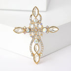 Cross Rhinestone  Brooch PA5088