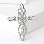 Cross Rhinestone  Brooch PA5088