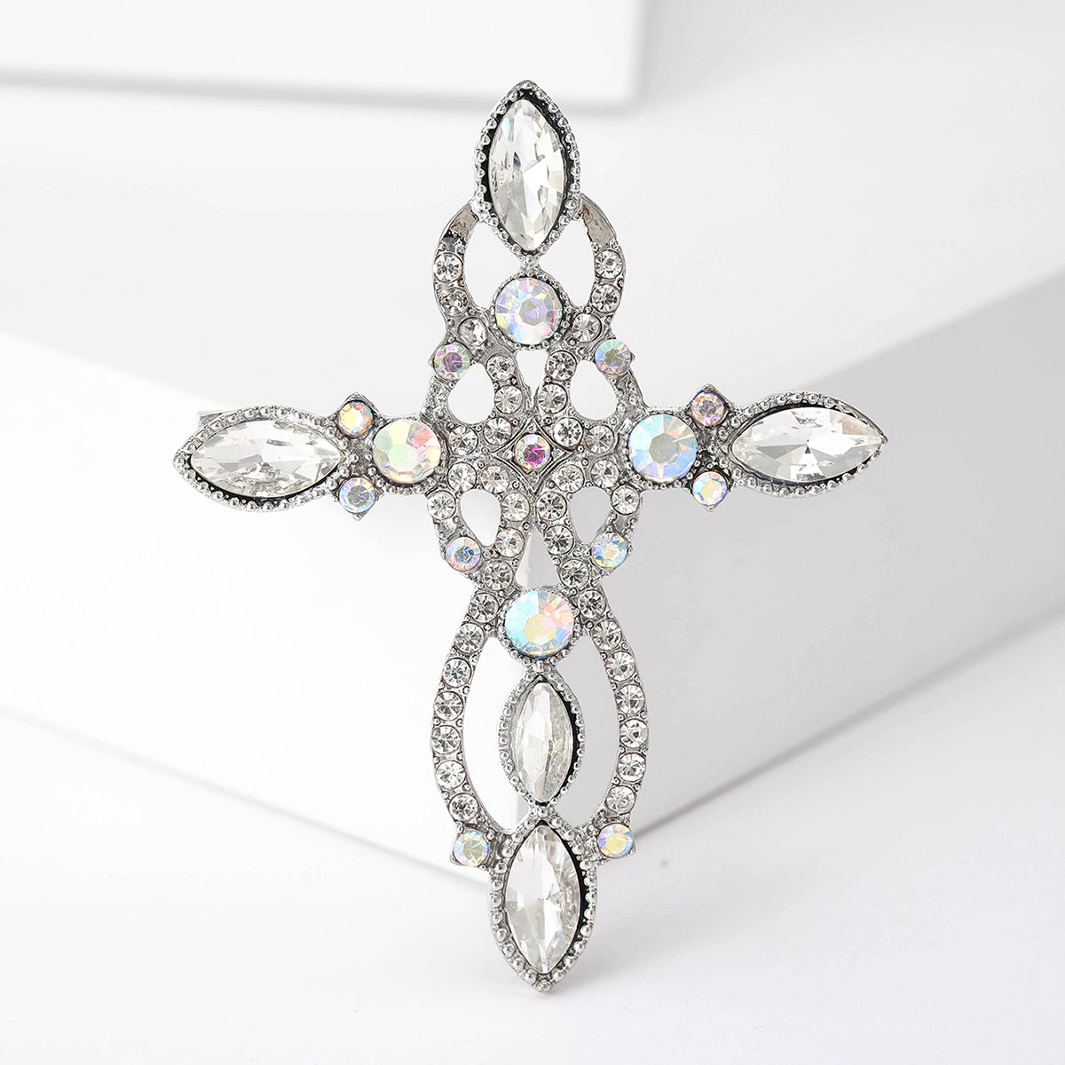 Cross Rhinestone  Brooch PA5088