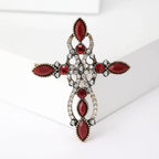 Cross Rhinestone  Brooch PA5088