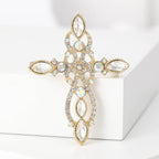 Cross Rhinestone  Brooch PA5088