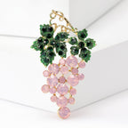 Grape Rhinestone Brooch PA5093