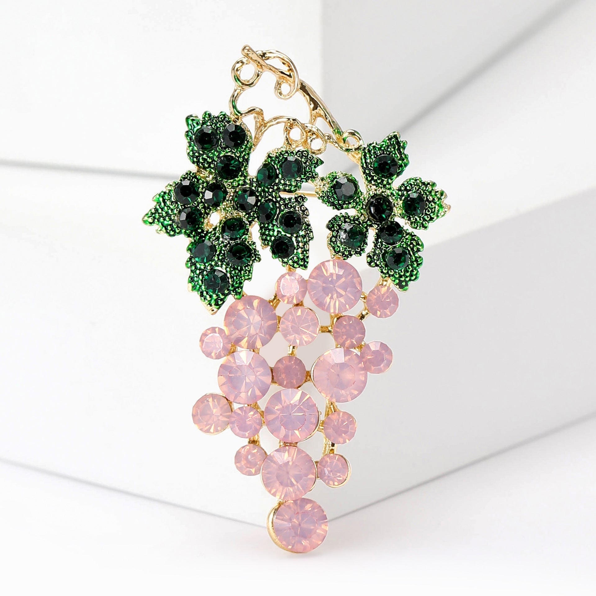 Grape Rhinestone Brooch PA5093