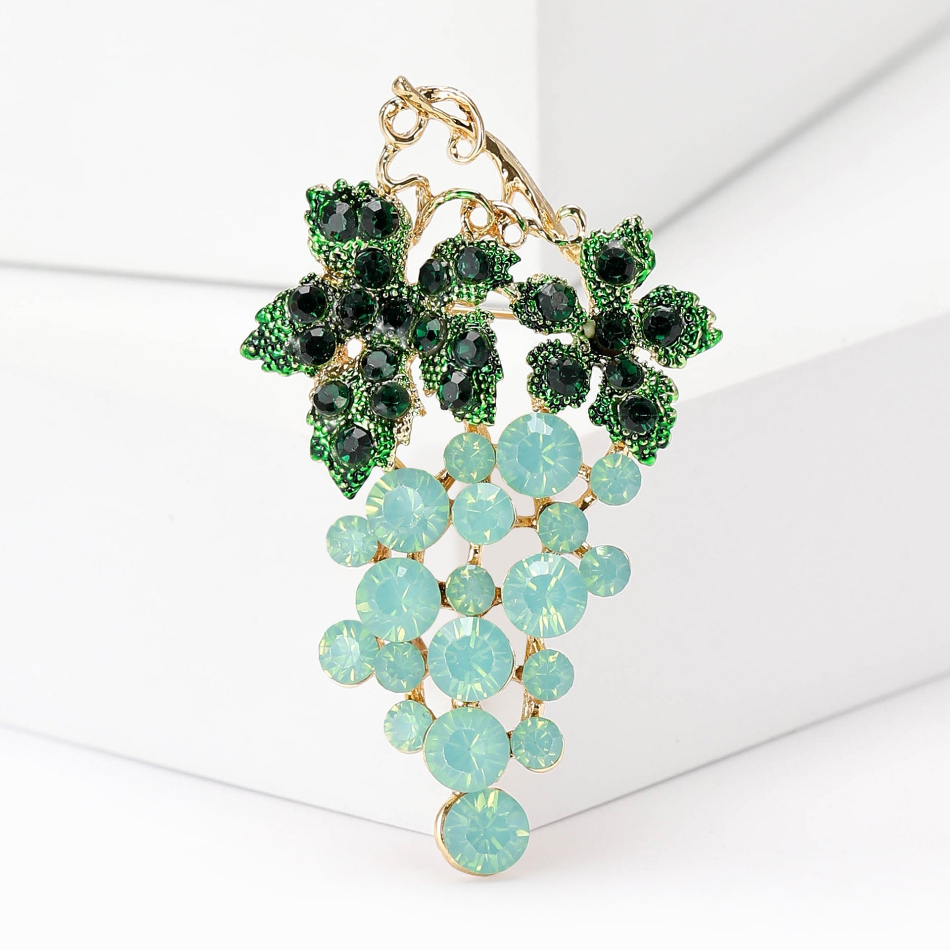 Grape Rhinestone Brooch PA5093