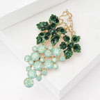 Grape Rhinestone Brooch PA5093