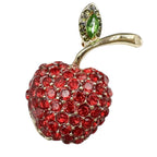Cherry Rhinestone Brooch PA5105