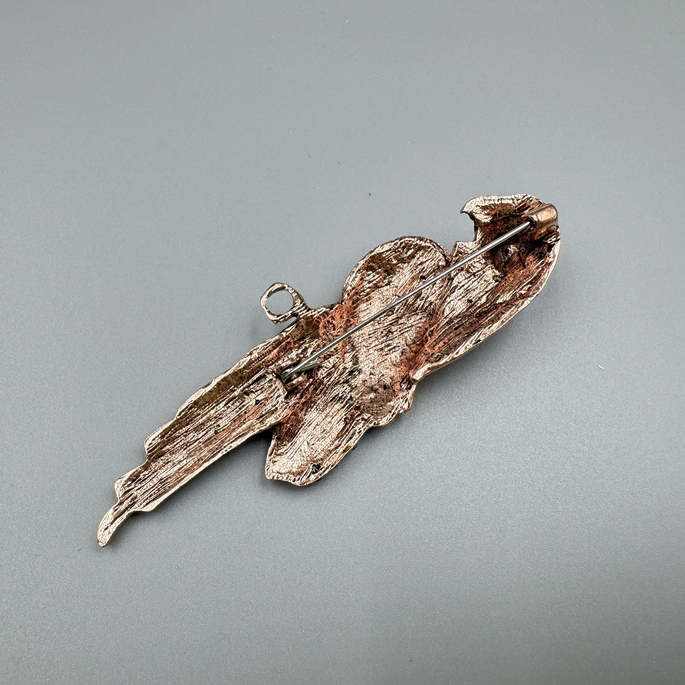 Parrot Bird Rhinestone Brooch PA5115