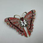 Butterfly Rhinestone Brooch PA5119