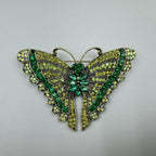 Butterfly Rhinestone Brooch PA5119