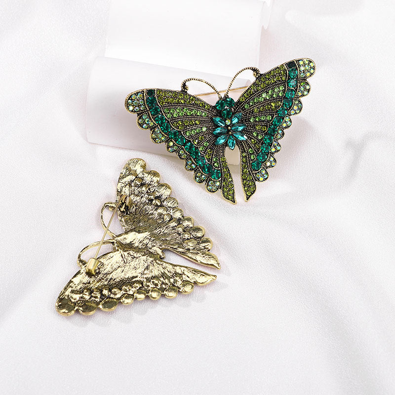 Butterfly Rhinestone Brooch PA5119