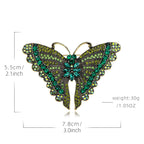 Butterfly Rhinestone Brooch PA5119