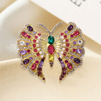 Butterfly Rhinestone Brooch Pin PA5137