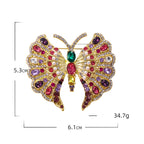 Butterfly Rhinestone Brooch Pin PA5137