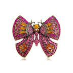 Butterfly Rhinestone Brooch PA5143