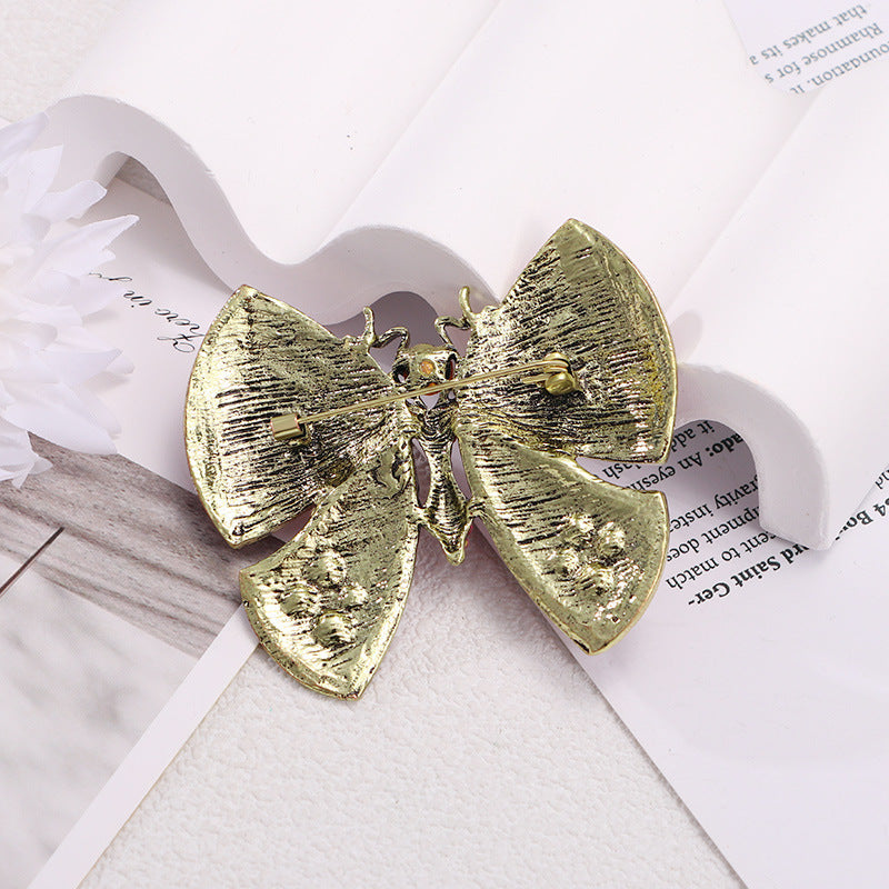Butterfly Rhinestone Brooch PA5143