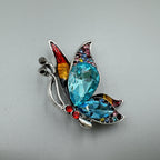 Butterfly Rhinestone Alloy Brooch PA5173