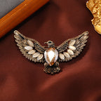 Eagle Rhinestone Brooch PA5206