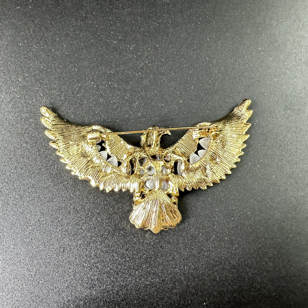 Eagle Rhinestone Brooch PA5206