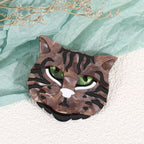 Animal Cat Acrylic Brooch PA5222