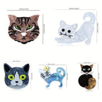 Animal Cat Acrylic Brooch PA5222