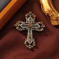 Cross Rhinestone Brooch PA5234