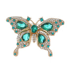 Baroque Butterfly Rhinestone Brooch PA5235