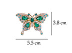 Baroque Butterfly Rhinestone Brooch PA5235