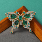 Baroque Butterfly Rhinestone Brooch PA5235