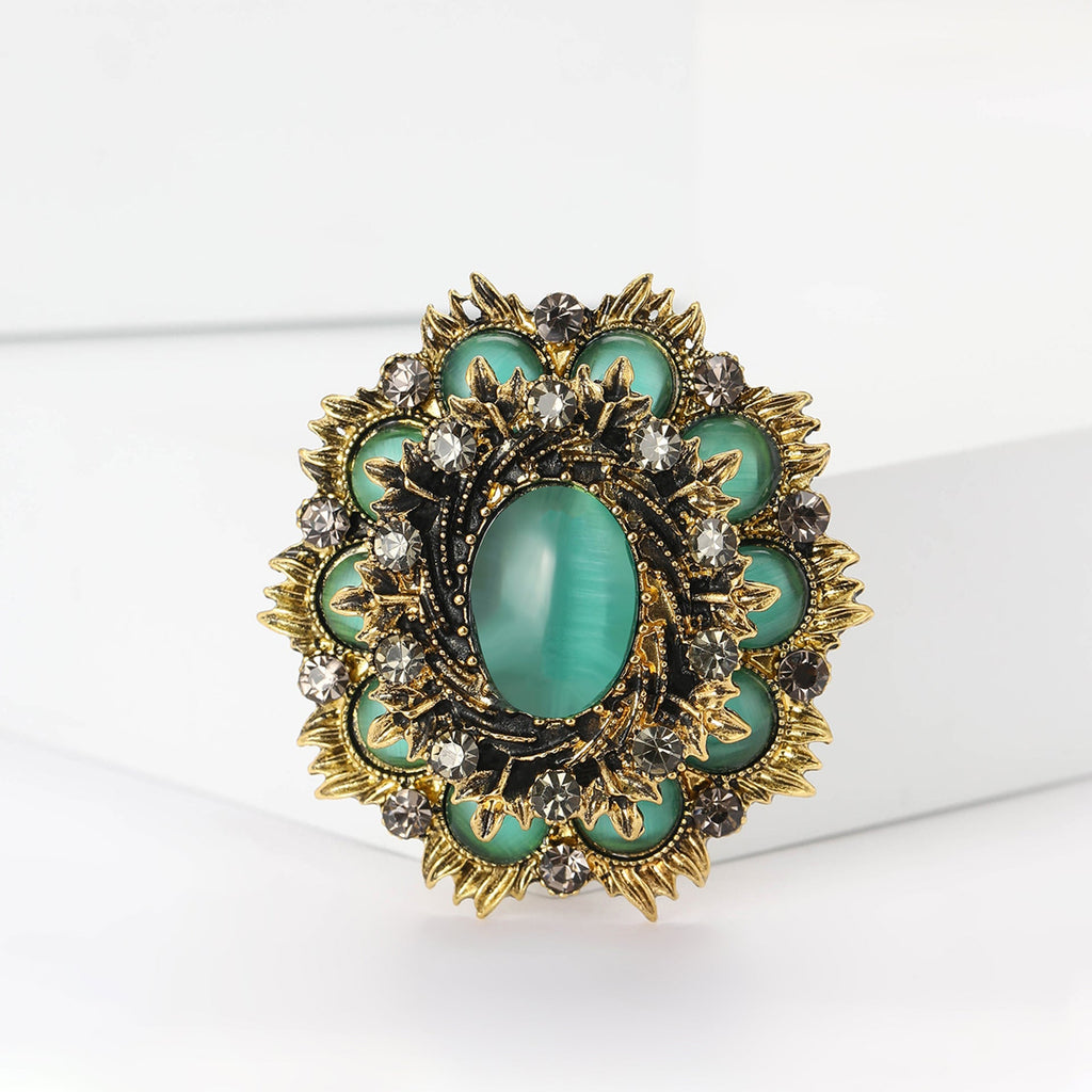 Baroque Retro Cat Eye Brooch PA5239