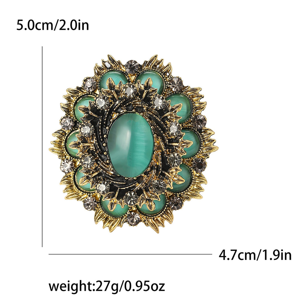 Baroque Retro Cat Eye Brooch PA5239
