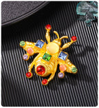 Baroque Rhinestone Inspired Statement Bee Brooch PA5261